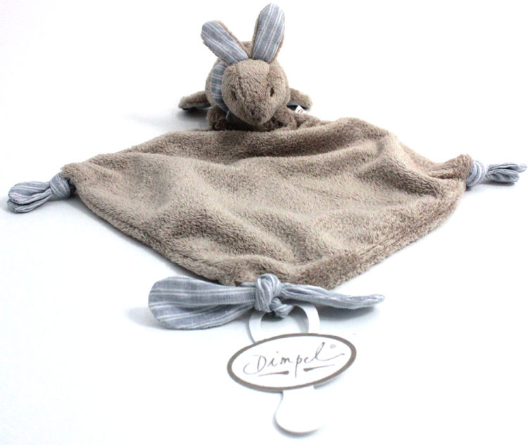  lila lapin attache-sucette beige bleu 